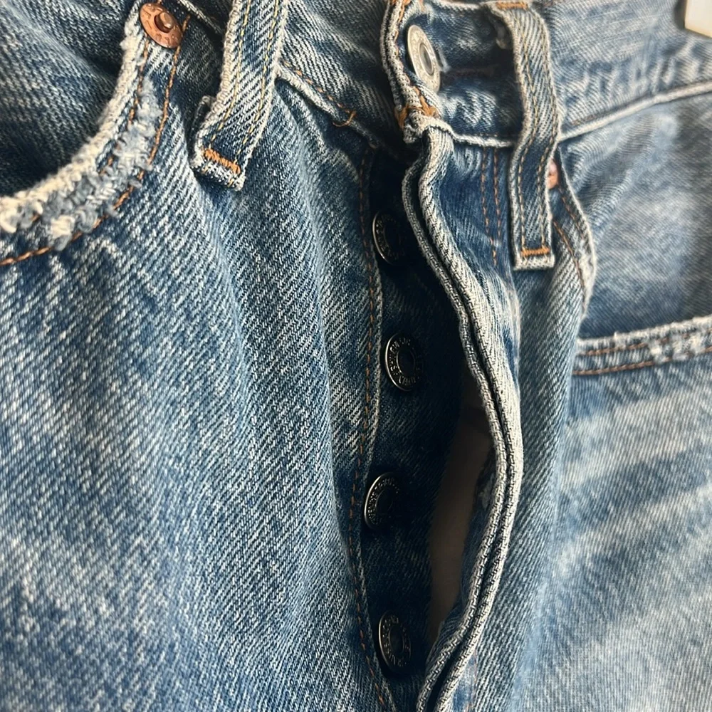 Levi's 501 S Skinny Quality Premium Distressed Jeans